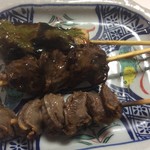 みんなのやきとり - 大葉ムネ串 砂ずり串 肝串