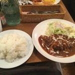 Resutoran Yankisu - 本日のハンバーグ＆ライス大盛