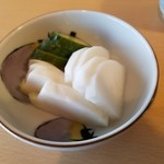 とんかつ燕楽 - お新香