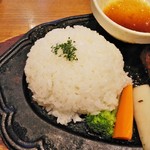 VINSENT - ライスはこれで大盛です。