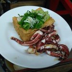 久村の酒場 - 揚げゲソセット