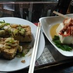 久村の酒場 - 自慢揚げ、キムチ豆腐