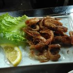 久村の酒場 - エビ揚げ