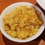 麺屋 六感堂 - 雲丹とサーモンの炊き込みご飯（限定チャコ飯）