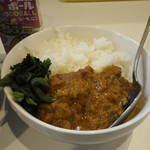 横浜家系ラーメン みさきや - スパイシーカレーセット(300円)