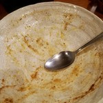 SPICY CURRY 魯珈 - 完食です。