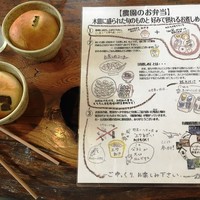 杉・五兵衛 - 170910ナスのおやき（手前）、ゴーヤのおやき（奥）