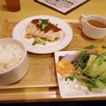 GAZZO - 今週のランチ　鶏むね肉の真空調理　900円