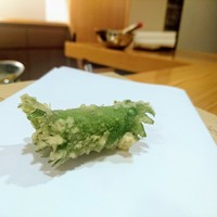 お座敷 天婦良 あやめ - エビのしそ巻き