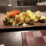 錦と吟 - オマール海老の天ぷら