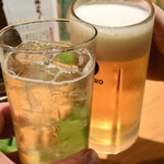 大衆酒場ナツメロ - 乾杯した記憶は写真を見ても思い出せません（汗）