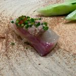 天寿し - 鯛にキモ