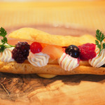 ビストロアム - ランチコース 4484円 のフォアグラのエクレア