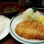 かつれつ四谷たけだ - 「特撰もちぶたロースカツ定食」￥1,380