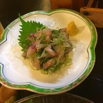 居酒屋 ちょん兵衛 - 鯵のたたき