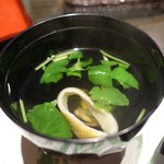 うなぎ竹屋 - セット肝吸い