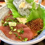 Yume an - キハダマグロ贅沢三食丼単品1294円