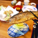 杉の家 - アマゴの唐揚げ