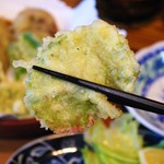 杉の家 - 初めて食べたユキノシタ