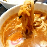 一合舎 - 【2018.5.6(日)】超重厚魚介つけめん(並盛・250g)1,100円の麺