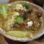 横浜 青葉餃子 - 牛スジ煮