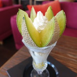 プリンス オブ ザ フルーツ - 料理写真:☆【PRINCE of the FRUIT】さん…クラウンメロンパフェ(≧▽≦)/～♡☆