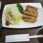 カフェとれとれ - 漬けまぐろカツ定食