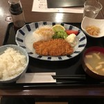 ebiebi - 三元豚ロースカツ定食