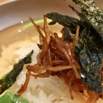 Wabou Mansaku - お昼のミニ会席コース(¥3,500) お食事(茶漬け:玉筋魚の釘煮)