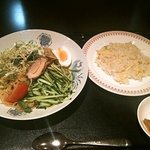 五福 中国菜館 - 冷やし中華＋チャーハン
