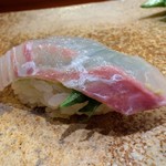 天寿し - ヒラメ