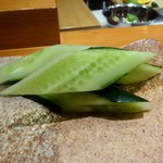 天寿し - キュウリ
