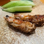 天寿し - 車海老の頭