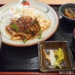 IZUMI - かじきとナスのソテー(和風オニオンソース)定食