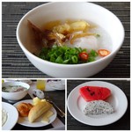  Saigon Halong Hotel - ◆お粥が美味しい。パンはスーパーの品のような感じでした。