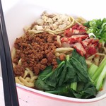 Bakmie Asien 19 - 1804_Bakmie Asien 19_Bakmie＠29,000Rp(バクミー太麺大盛) 豚肉たっぷり！