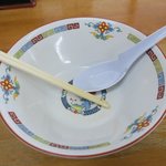 元祖十文字中華そば マルタマ - 完食～♪