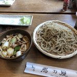 Teuchi Soba Barikiya - 鴨汁そば、950円。