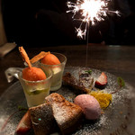 オステリア セーザモ - デザートの盛り合わせ