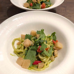 オステリア セーザモ - 朝どり筍のジェノベーゼ