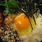 Nouka Sakaba Dohatten - 【TKG】卵かけ御飯は天日干しのヒノヒカリと地玉子がGOODです。　519円