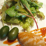 ブラッスリー・ヴィロン - 白レバーのムース　キャラメルソース添え。