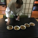 中国精進料理 凛林 - 取り分けは絶妙