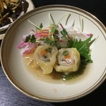 中国精進料理 凛林 - 肉の野菜巻き 山楂ソース