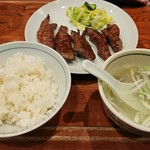牛たん料理 閣 - タン焼き定食(５枚)