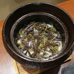 傳 - 食事1：わらびご飯1