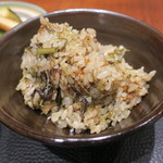 傳 - 食事1：わらびご飯2