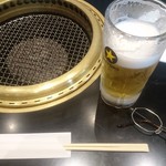 焼肉スギモト - 生ビール