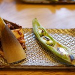 大和 - 焼き筍、焼き空豆