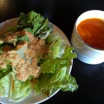 キングスター - サラダとスープは食べ放題